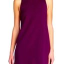 Alice + Olivia  Plum Sleeveless Shift Dress with Cut Out Women's Size Large Photo 2