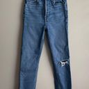 RE/DONE 90s Ultra High Rise Ankle Crop Jeans Photo 0