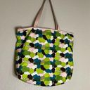 LeSportsac  green pink cloud nylon tote bag purse Photo 3