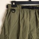 REI ladies outdoor hiking camping adventure nylon shorts w/belt size large Photo 2