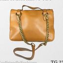 Polo  RALPH LAUREN Tan Leather Ricky Crossbody Bag Messenger Satchel Photo 1