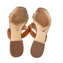 J.Crew  Leather Hazel Cutout Flat Sandals Rich Oak Size 8 Photo 7