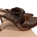 Loeffler Randall  Flora Bow Metallic Mules size 8 Photo 3