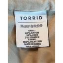 Torrid  Tie Front Lined Khaki High Waisted Boyfriend Linen Blend Shorts Sz 16 Photo 4