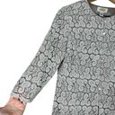 Talbots  Silver Lace Cardigan Blazer Special Occasion Dress Jacket, Size 6 Photo 5