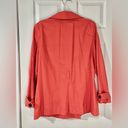 st. john's bay Red coral pea coat jacket, XL St John’s Bay Photo 2