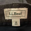 L.L.Bean Vintage Y2K  High Rise Wool Trousers Gray 12 Photo 2