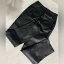 Tommy Hilfiger 100% Leather Black Long Pants. Women’s Size 6. Photo 1