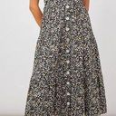 Rails  Violet Dress Black Midi Floral Size Small Photo 0