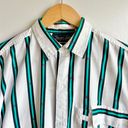 Vintage Hunter's Glen Western Cowboy Vertical Stripe Shirt Multi Size 12 Photo 4