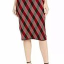 Anne Klein  Knit Plaid Pencil Skirt Small NWT Photo 0