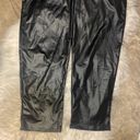 Boohoo  Black Faux Leather Butt Scrunch Leggings Pants Photo 2