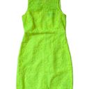 J.Crew NWT  Collection Lace Sheath in Neon Citron Yellow Sleeveless Dress 4 $148 Photo 1