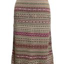 Ralph Lauren LAUREN  Fair Isle Linen Blend Pencil Skirt size XL Women Multi $185 Photo 4