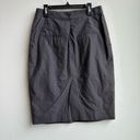 Proenza Schouler  Women’s Gray Pencil Skirt Career Wear Size 6 100% Cotton Photo 3