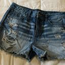 Buckle Black Jean Shorts Photo 0