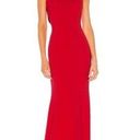 Jay Godfrey NWT Revolve  Stone One Shoulder Gown in Bold Red Photo 0
