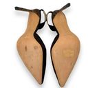 Manolo Blahnik  Sz 38 1/2Snakeskin Brown Pointed Stiletto Slingback Heel Pumps Photo 5