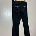 White House | Black Market SALE! Black WHBM Noir Embroidered Bootcut Jeans Size 2 EUC Photo 3