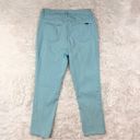 Chico's CHICO’S Women’s So Slimming Girlfriend Crop Mint Blue Denim Jeans 8 Regular (1R) Photo 3