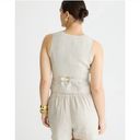 J.Crew NWT  Slim-fit Linen Vest Tank Top Flax Photo 5