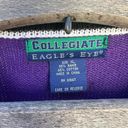 Collegiate Outfitters Vintage 90’s K-STATE Wildcats Purple Cardigan Sweater Eagles Eye XL Photo 4