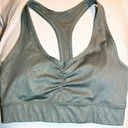 Gap Medium Impact T-Back Sports Bra Longline Green Print Size Small GapFit Eclipse Photo 5