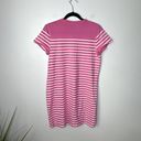 Polo Ralph Lauren Women's Crew Neck Jersey Cotton Dress Large Preppy Classic Pink Photo 3