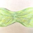 PINK - Victoria's Secret PINK VS yellow with green lace overlay bralette M Photo 0