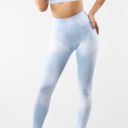 Buffbunny Leggings Motion Tight Athletic Frost Bite Blue White M Photo 0