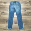 Free People  Great Heights Frayed Hem High Rise Stretch Skinny Jeans Size 25 Photo 4