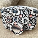 Vera Bradley  2 Pc Lisbon Medallion Makeup Bag w/ Mirror & ID Card Holder, NWOT! Photo 1