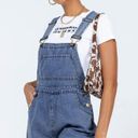 Princess Polly Kacey Overalls in Blue Denim Photo 4