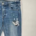 American Eagle  Women's Distressed Boyfriend Jeans Blue Denim Medium Wash Size 8 Photo 7