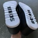 Sorel  Womens Size 6 Cameron Wedge Black White Mule Sandals Shoes Photo 7