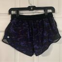 Lululemon  Hotty Hot Shorts 2.5” Mini Hounds Camo- Rare Purple Blue Camo- Size 6 Photo 5