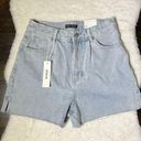 SheIn NWT  High Rise Light Wash Jean Shorts Photo 0