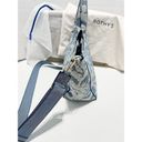 Rothy's Rothy’s The Handbag Jardin Blue Floral Print Texture Crossbody Shoulder Bag Tote Photo 5