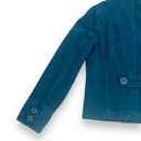 American Eagle Y2K  Teal Blue Big Button Double Breasted Pea Coat Size Large Photo 11