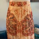 Anthropologie Akemi + Kin  Laurel Canyon Boho Pleated Midi Skirt Size XL $118 Photo 1