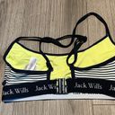 Jack Wills  Crop Bikini Top Navy and White Stripe Ladies Size 4 Photo 1