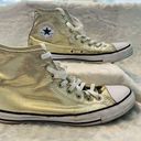 Converse  Chuck Taylor All Star High Top Metallic Gold Sneakers Unisex 12 women Photo 0