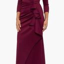 XScape  Ruched Scuba Ruffle Gown Photo 0