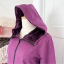 Betabrand  Knockout Travel Zip Up Hoodie Purple Size M Photo 2