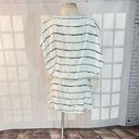 Vix Paula Hermanny  white black striped drawstring waist mini cover up size XS Photo 4