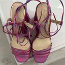 Jessica Simpson Damazy Ankle Wrap Lug Sole Platform Wedge Sandals Size 8.5 Photo 9