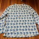 Roller Rabbit  Blue Monkey Pima Cotton Pajama Top Sz S Photo 5