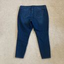 Lane Bryant  high rise ultimate stretch skinny blue jeans in size 20R Photo 2