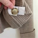 Faherty Mulino Wool Cashmere Button Knit Sweater in Quinoa L Photo 7