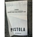 Pistola New  Cassie Super High Rise Straight Leg Button Fly Gray Jean Size 32 Photo 3